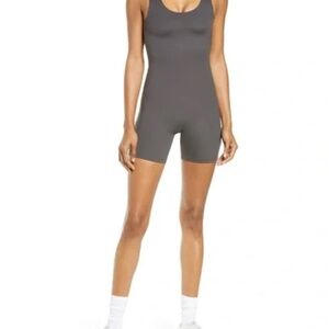 Girlfriend Collective Bike Unitard in MOON